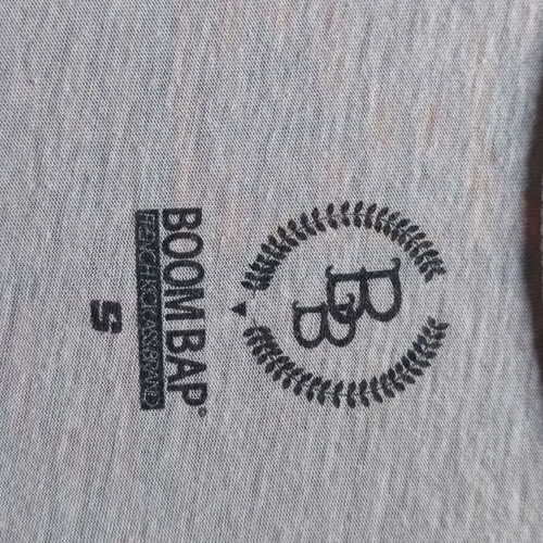 Boom Bap men's white tank top, size S, retro 90s graphic