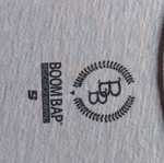 Boom Bap men's white tank top, size S, retro 90s graphic