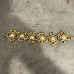 Bracelet with white pearls like new, Fo Bizou