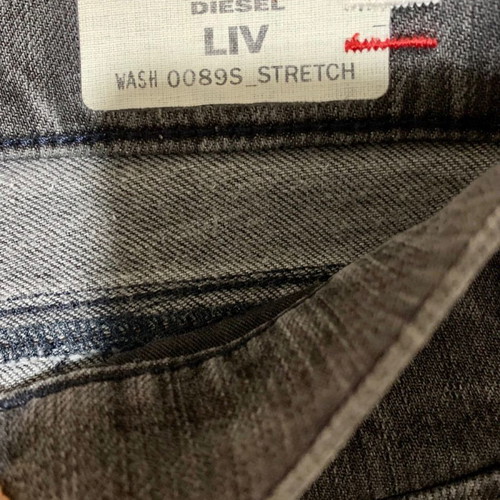 Diesel Jean retro 90s women's pants w26 L34 like new, gray