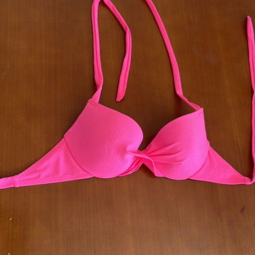 H&M Bikini Top new, size 75B, pink