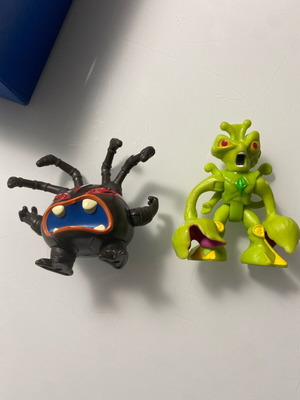 Teenage Mutant Ninja Turtles Half Shell Heroes Snakeweed and Spider Bytez figures used, 2 pcs