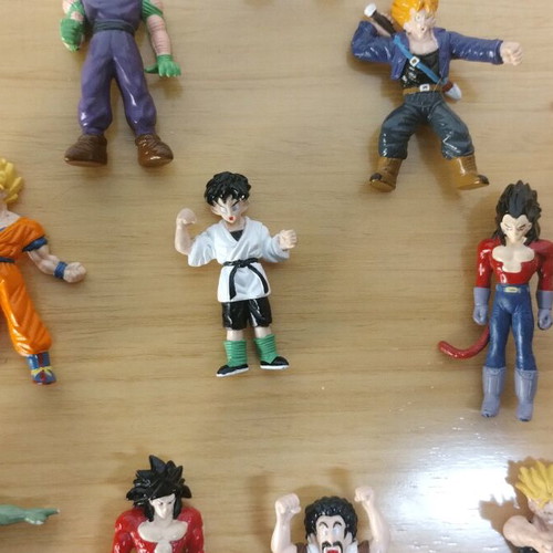 Dragonball Z Bandai 1989 figures used, set of 10, PVC