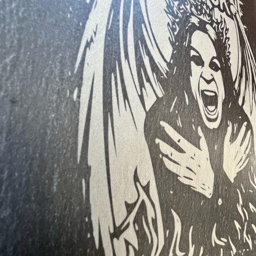 Ozzy Osbourne engraved stone waterproof 32x24 cm new