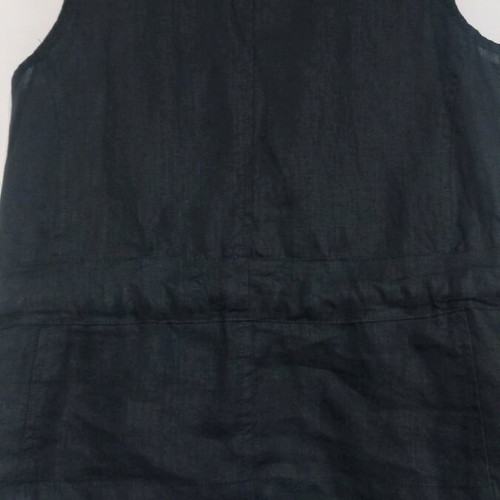 Women's vest like new, linen, size S, black
