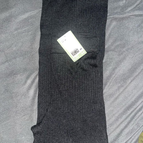 Rib gray pants H&M new, size XS
