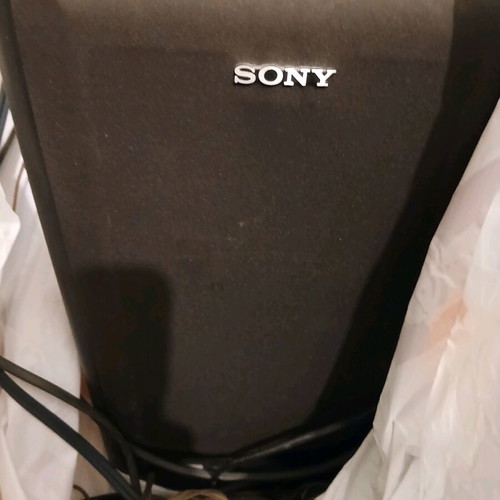 Sony sound system used with two speakers