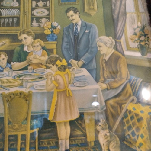 Image Jesus Blesses the Family Table used