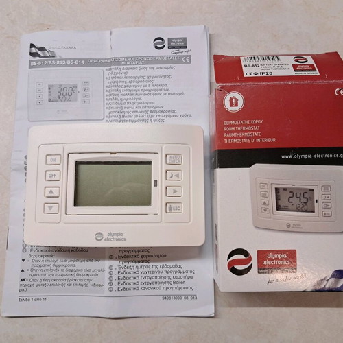 Bs-812 Olympia Electronics room thermostat like new