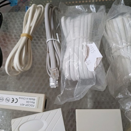 Phone connection cables and accessories new, pack of 40 pieces