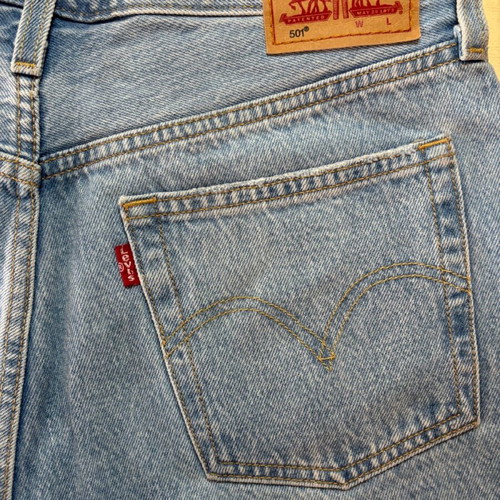 Levi’s 501 shorts like new, size W28, blue