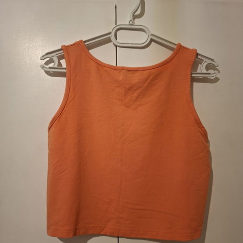 Bodytalk coral crop top size S new