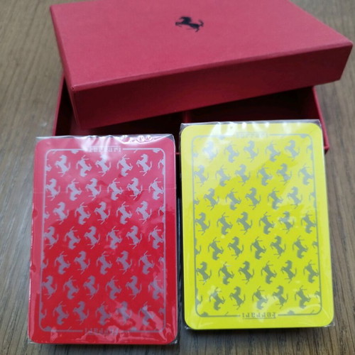 Ferrari playing cards new, genuine from Italy