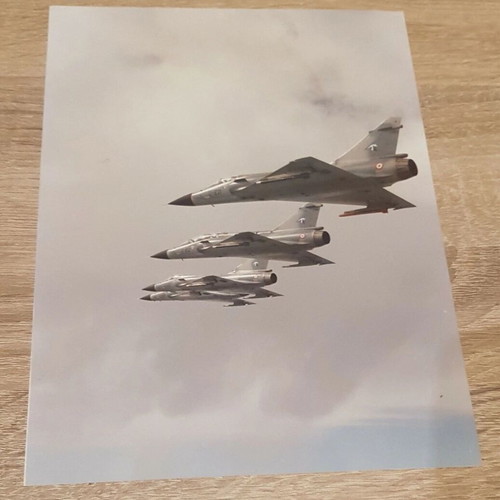Mirage 2000 Avions Marcel Dassault Breguet Aviation photos used, set of 2