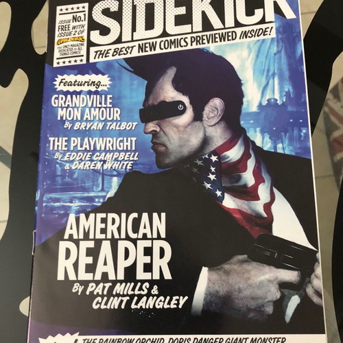 Comic Heroes Magazine #2 used, Captain America, Hellboy, Alan Moore