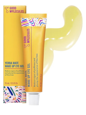 Good Molecules Yerba Mate Wake Up Eye Gel ενυδατική κρέμα με υαλουρονικό οξύ και καφεΐνη