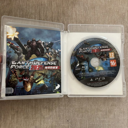 Earth Defense Force 2025 PlayStation 3 game, complete
