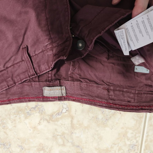 Napapijri chino pants used, burgundy size 36