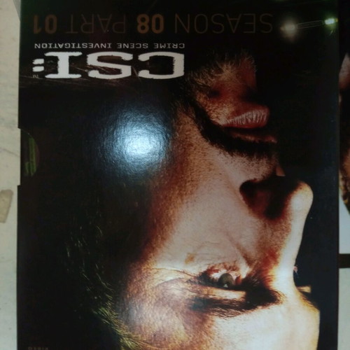 CSI series seasons 6/7/8 DVD without Greek subtitles, 18 discs