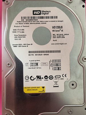 Σκληρός δίσκος IDE WD1200JB 120GB