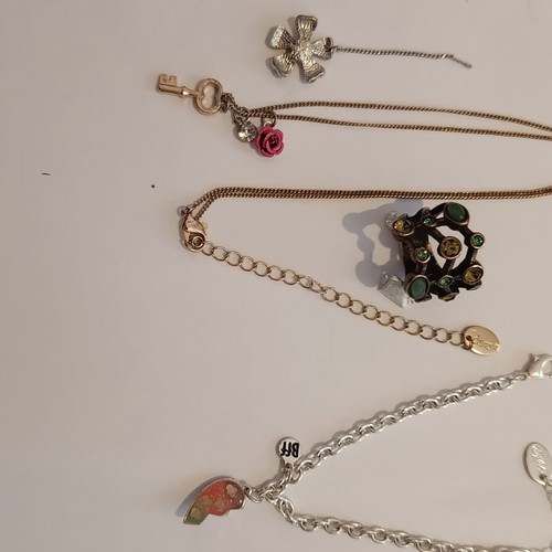 DYRBERG/KERN multi-row bronze ring and jewelry bundle