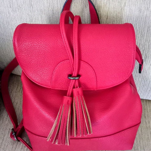 Backbag red, new women's