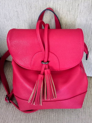 Backbag red, new women's