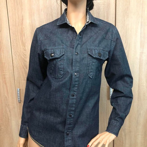 Cedar Wood State shirt new, size S/M, blue cotton
