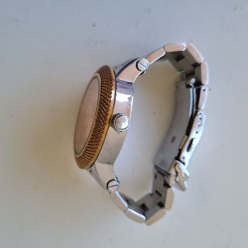 Loisir women's wristwatch with quartz, two-tone bracelet