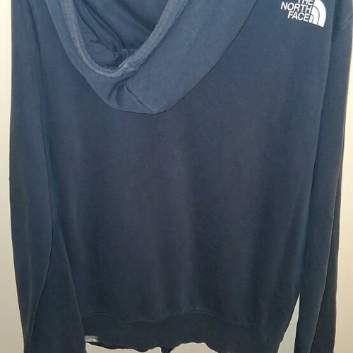 The North Face jacket with hood like new, dark blue, size S