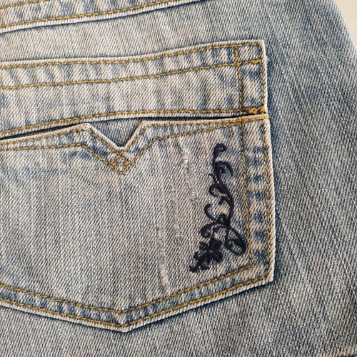 Zara denim shorts used, size 42 EU, waist 84 cm