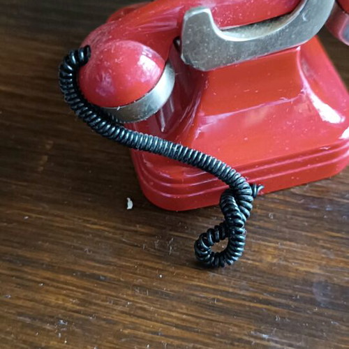 Miniature clock used, 6 cm, battery required