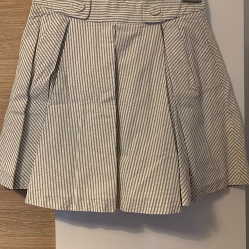 Zara cotton striped skirt size small like new