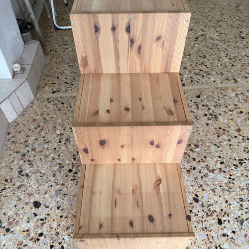 IKEA Trofast Storage Furniture Like New Pine Wood With Storage Boxes