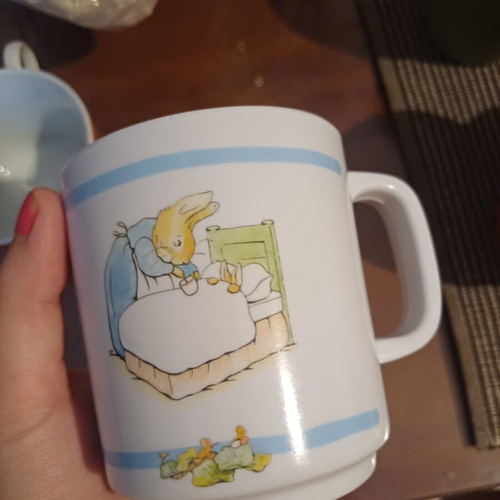 Peter Rabbit melamine children's mug, Petit Jour Paris