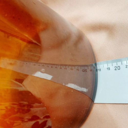 Pharmacy bottles used, set of three amber 1960s