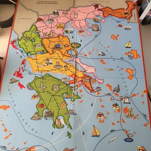 Educa Board Game Discover Greece used