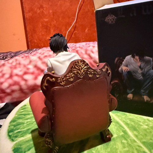 Anime Figure L (Death Note) on chair new