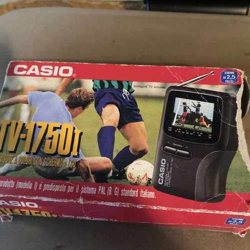 Casio portable TV collectible, used