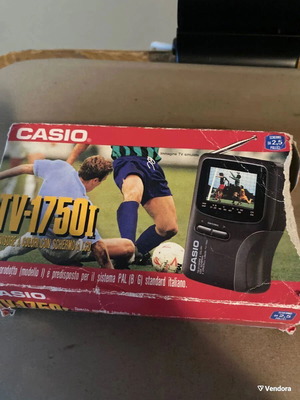 Casio portable TV collectible, used