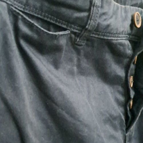 Cargo shorts Bershka blue used, cotton, XL XXL