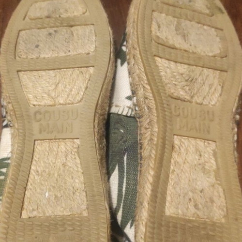 Espadrilles size 38 like new, multicolored