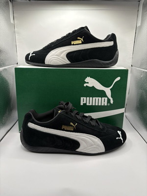 Puma Speedcat women's sneakers size 40 new black and white suede