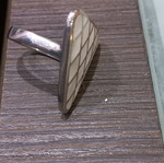 Silver ring size 54 new