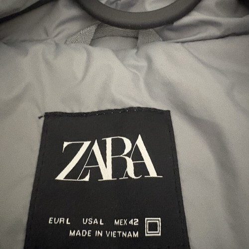 Zara gray vest, size L