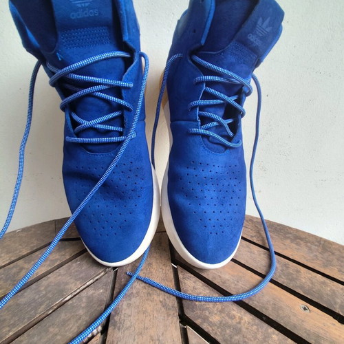 Adidas Tubular Invader men's athletic sneakers size 44 used, blue