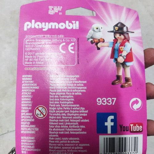 Playmobil girl with owl new