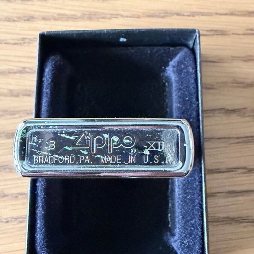 Zippo used Venetian vintage lighter