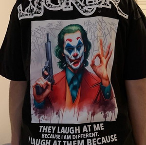 oversized T-shirt joker Μ