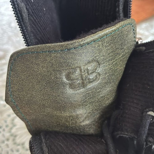 Barbossa boots used, genuine leather, size 44, green